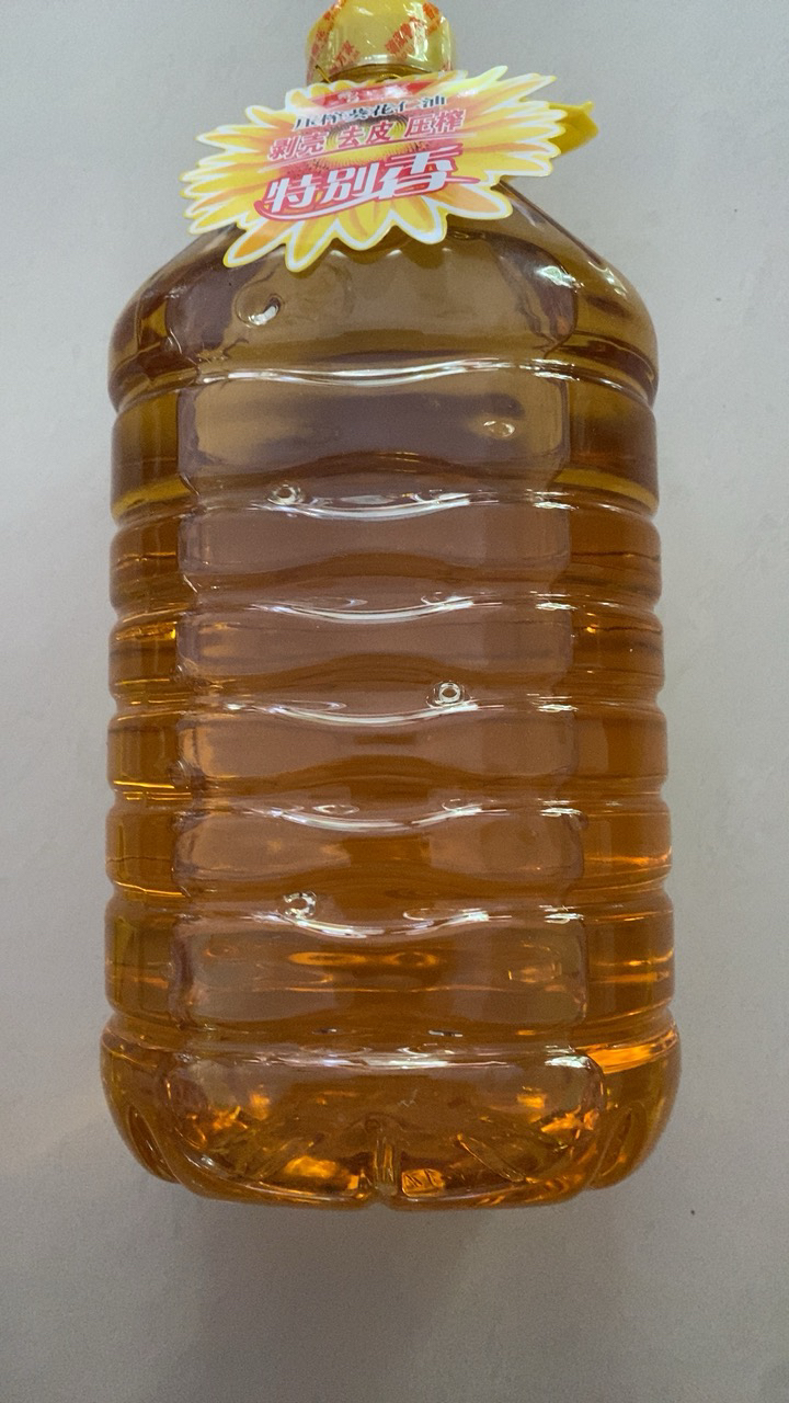 鲁花压榨葵花仁油5L 物理压榨 桶装植物油葵花籽油 食用油晒单图