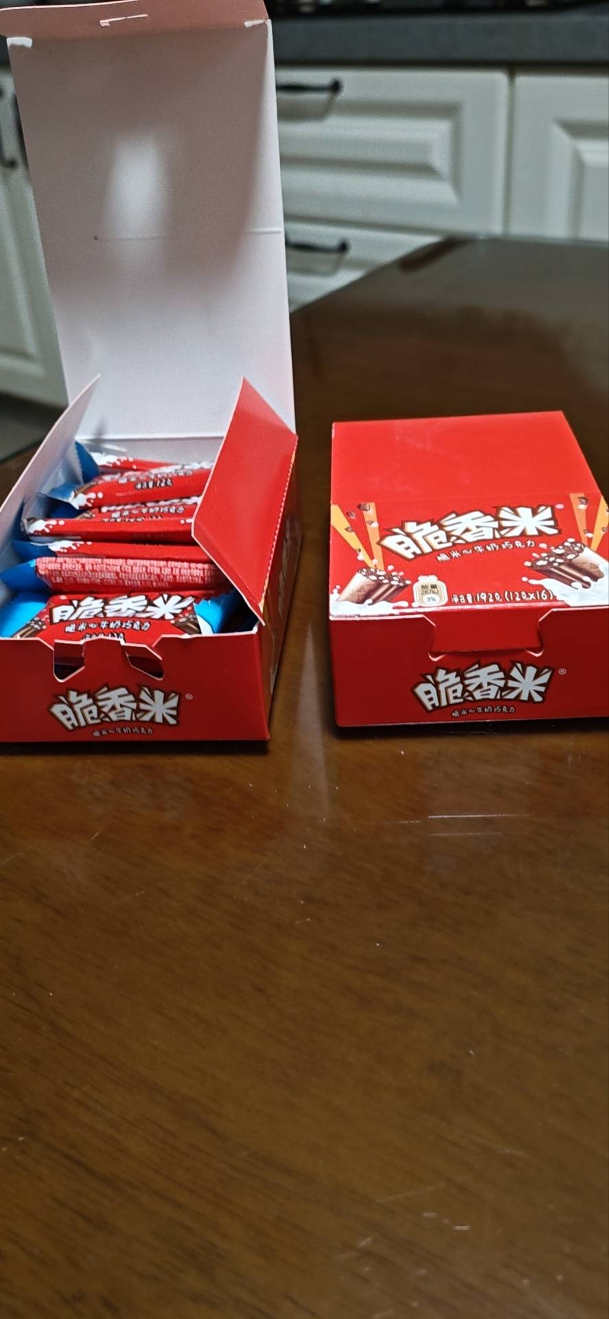 脆香米夹心牛奶巧克力192g*2盒装晒单图