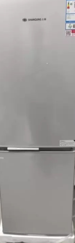 上菱 181升双门冰箱 低温补偿 节能低音 持久锁冷保鲜 冷藏冷冻小型家用两门电冰箱 BBM181L(铂银)晒单图