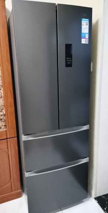 [自营]美的冰箱(Midea)325升法式多门一级能效双变频四开门电冰箱超薄风冷无霜节能低噪BCD-325WFPM(E)晒单图
