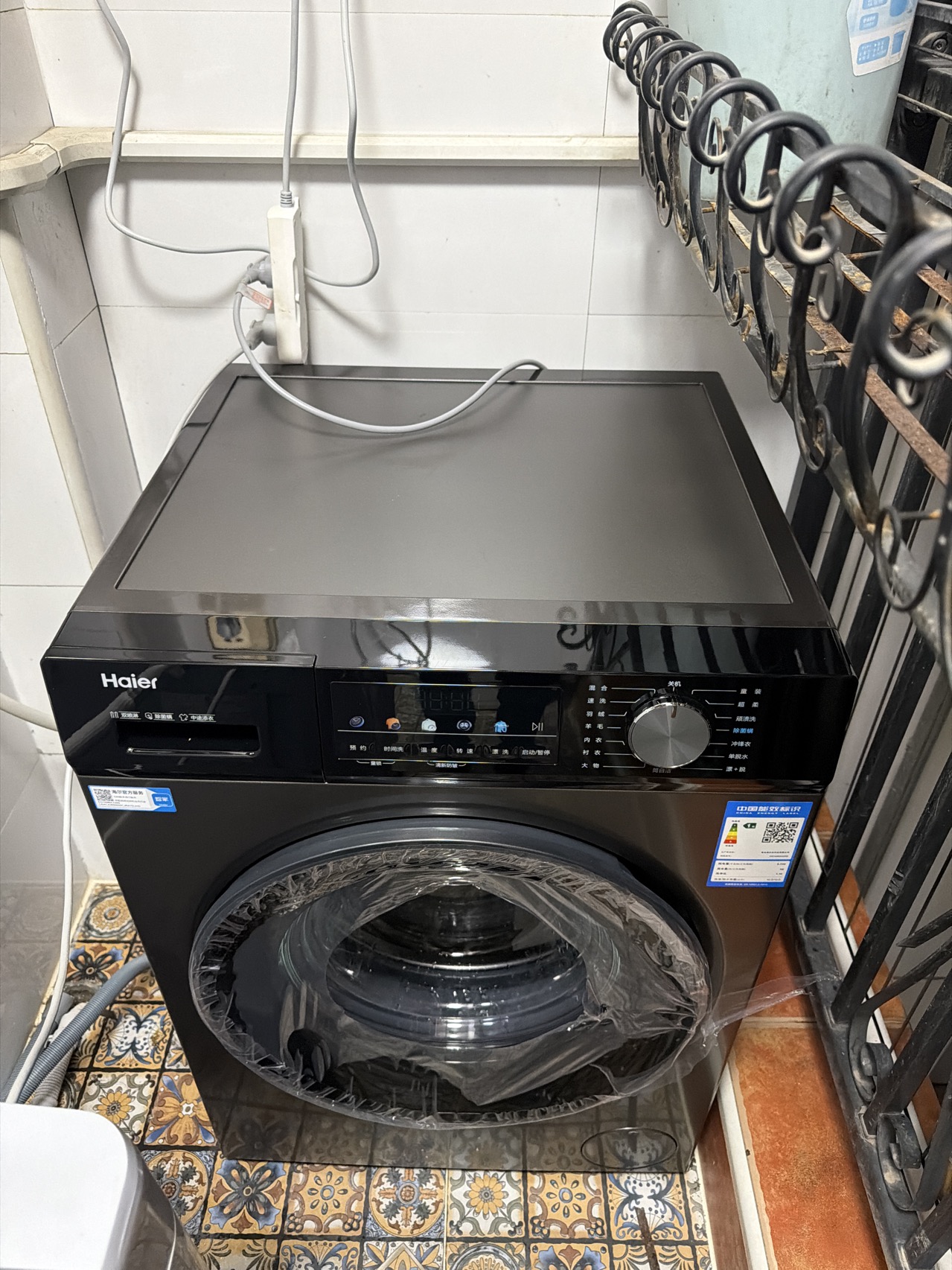 海尔(Haier)EG100MAX29S 10KG滚筒洗衣机初色系列超薄1.1洗净比变频除菌螨一级能效六维减震大容量晒单图