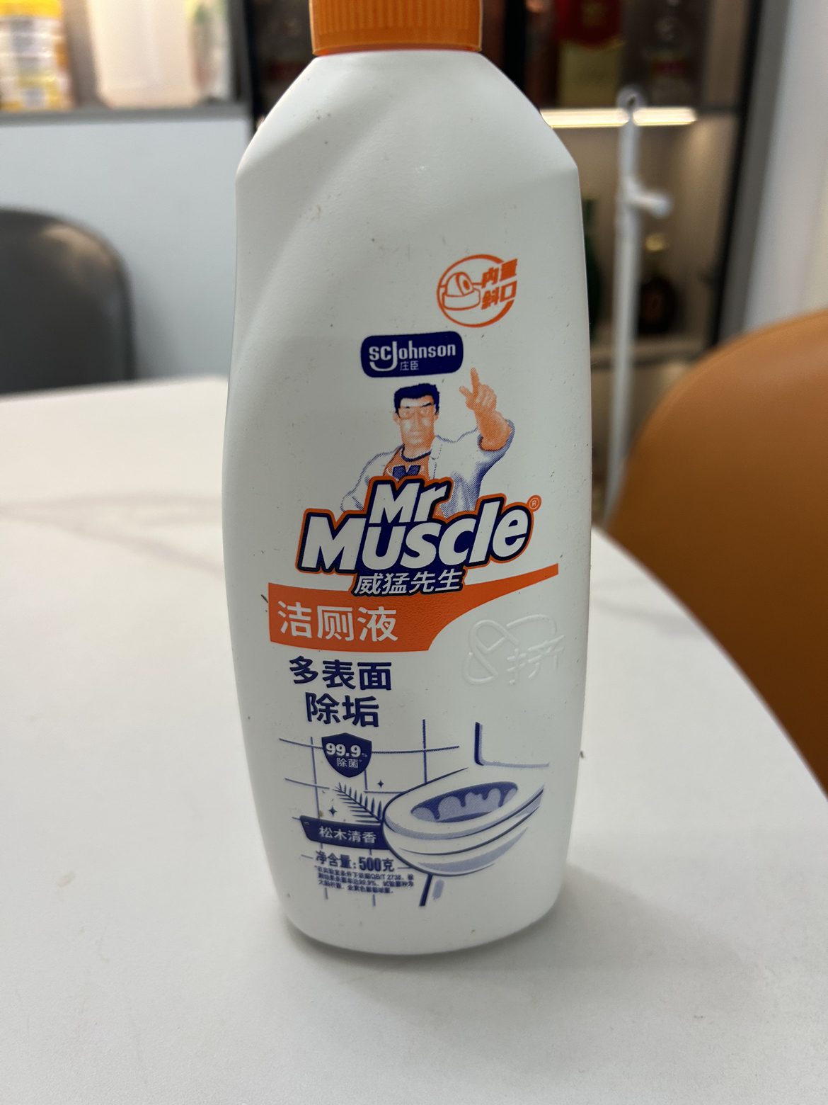 威猛先生洁厕液家用马桶去垢除菌洁厕清洁剂柑橘香500g+松木香500g双拼组合厕所清洁剂洁厕灵洁厕剂洁厕精晒单图