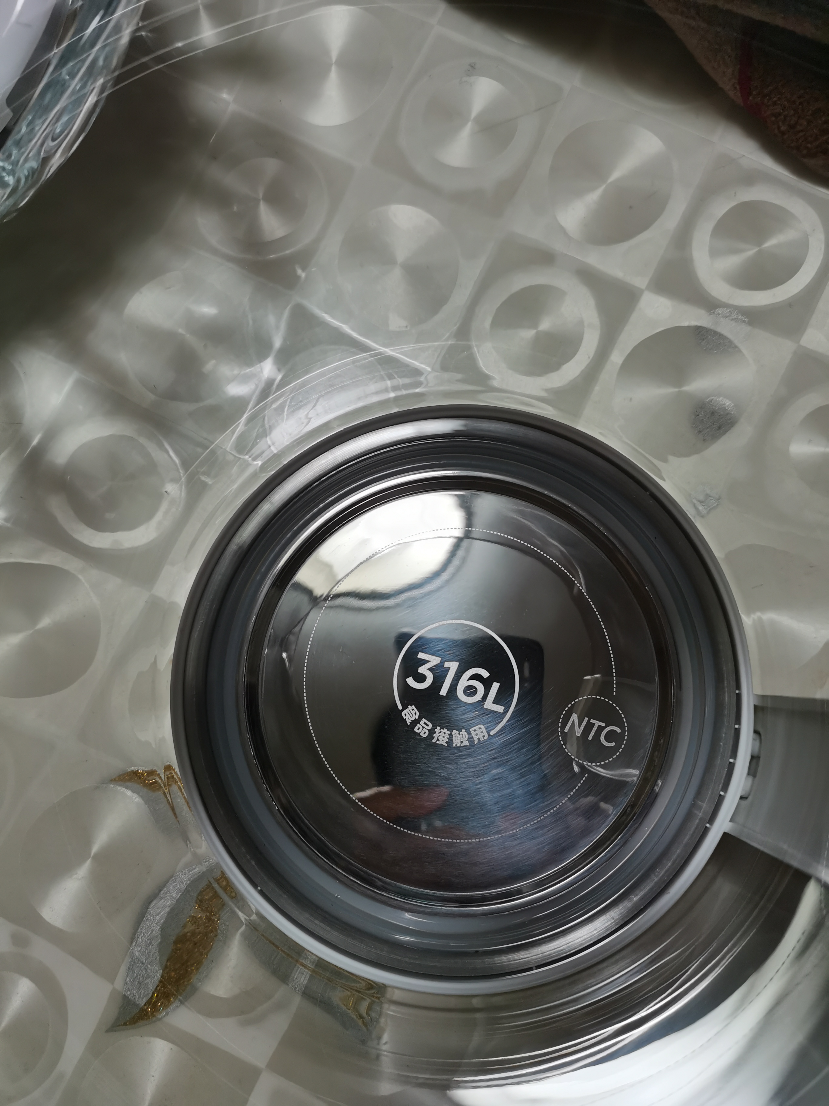 美的(Midea)养生壶煮茶器316不锈钢烧水壶玻璃办公室家用小型炖煮一体电热水壶电水壶烧水开水壶YS15PY2-316晒单图