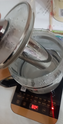 美的(Midea)养生壶1.5L电水壶316不锈钢烧水壶底盘加热多段保温定时开水壶大容量恒温花茶煮茶壶电热水壶晒单图