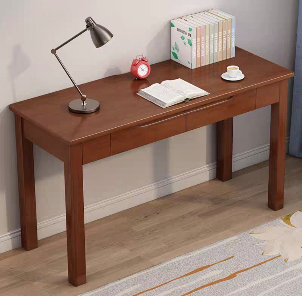 京宏运昌书桌办公桌 胡桃色 张晒单图