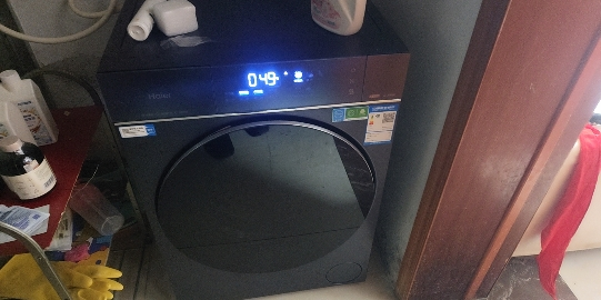 海尔(Haier)云溪4.0 Pro 12公斤 直驱精华洗 紫外线除菌 PTC净滤智烘 洗干一体机PBSEU78BU1晒单图