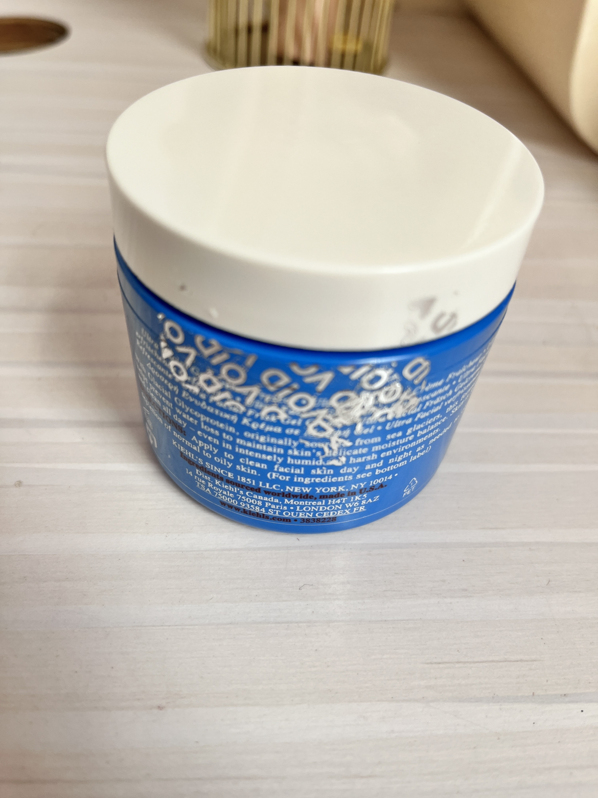 科颜氏(Kiehl's)面霜高保湿清爽啫喱无油 保湿补水滋润营养面霜清爽控油大面霜 啫喱面/霜125ml晒单图