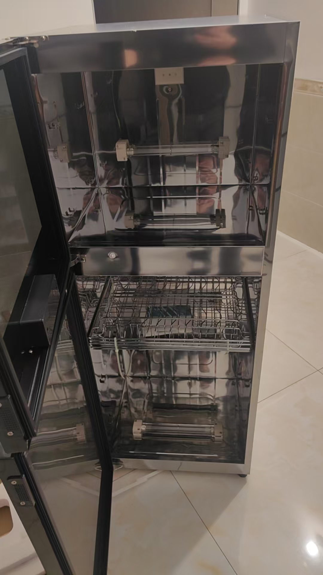 康宝(Canbo)/耐惠(NAAFI)消毒柜 家用立式双门高温二星级消毒 碗筷消毒柜XDZ210-MRP1晒单图