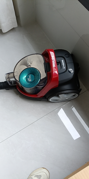 飞利浦(PHILIPS) 卧式吸尘器 家用清洁机强劲大功率大吸力吸尘吸灰吸螨虫除螨宠物家庭适用FC8632/83晒单图