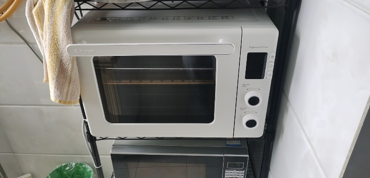 长帝(Changdi) 家用风炉电烤箱 搪瓷内胆 42升大容量智能菜单平炉空气炸锅一体 猫小易pro CRDF32WBL晒单图