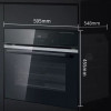 西门子(SIEMENS) 蒸烤箱一体机嵌入式智能蒸箱烤箱二合一 蒸烤箱 45L 热风烘焙 自清洁 CS589ABS6W晒单图