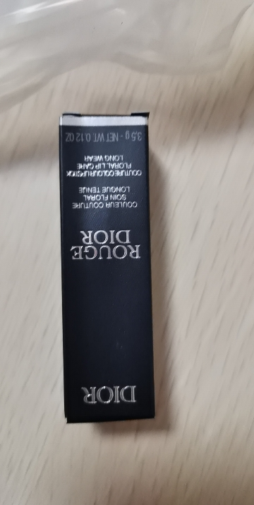 [国内专柜新款]迪奥全新烈艳蓝金唇膏3.5g 999#缎光口红 传奇红唇晒单图