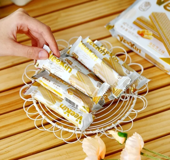 达利园好吃点威轻脆威化饼干9g*50枚随机混合口味小包装休闲零食品晒单图