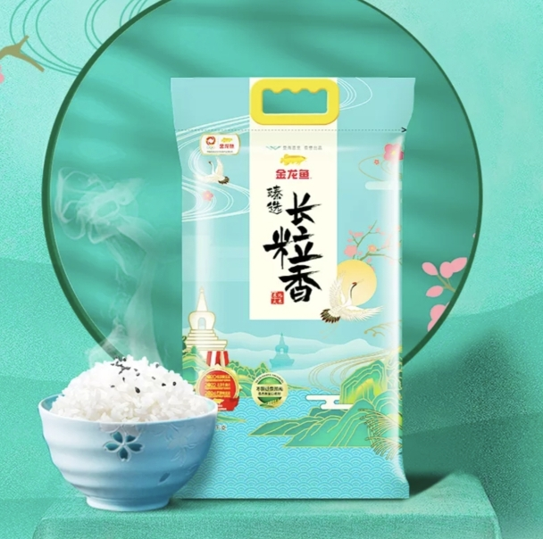 金龙鱼 臻选长粒香大米 5KG 长粒香米 东北大米 家用煮饭家庭装晒单图