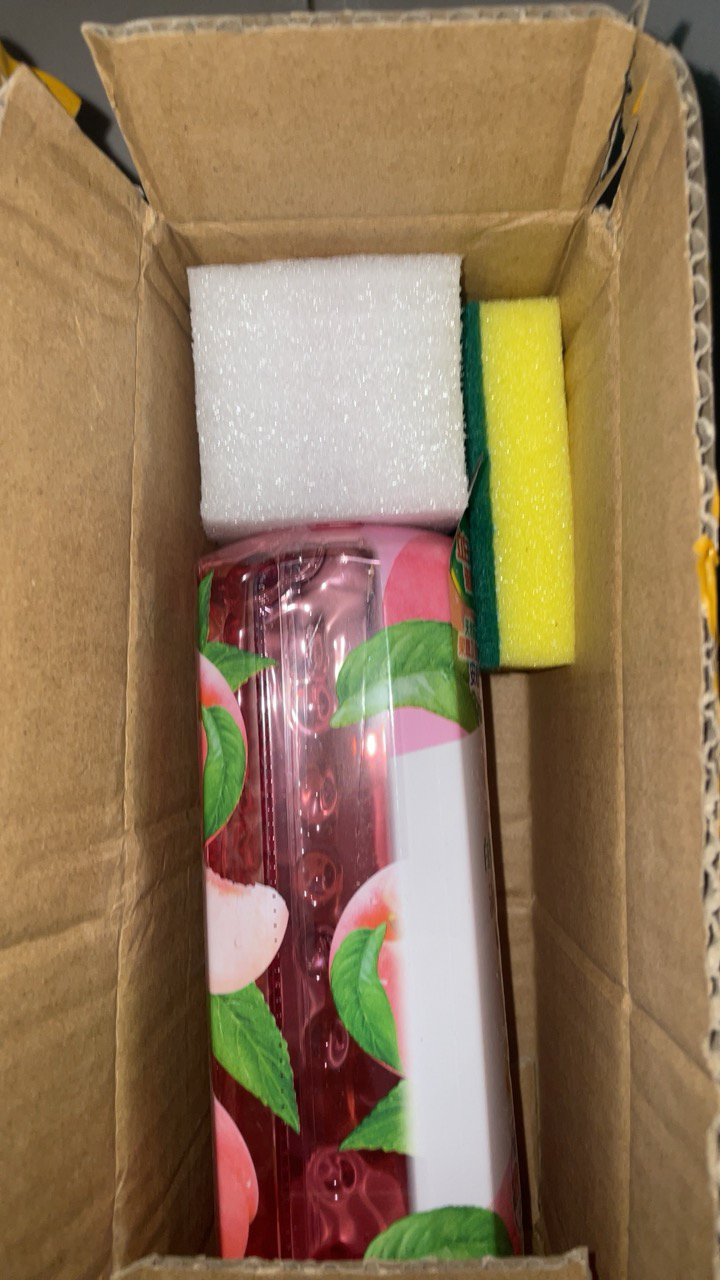 立白白桃APG洗洁精1kg清新去油去异味食品用不伤手晒单图