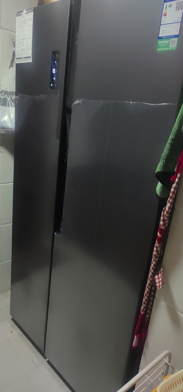 容声(Ronshen)冰箱608升一级能效双变频节能对开门可嵌入式大容量双开门净味风冷无霜超薄BCD-608WD18HP晒单图