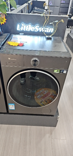 小天鹅TH10N6瑾瑜蓝热泵式10kg变频侧开晒单图