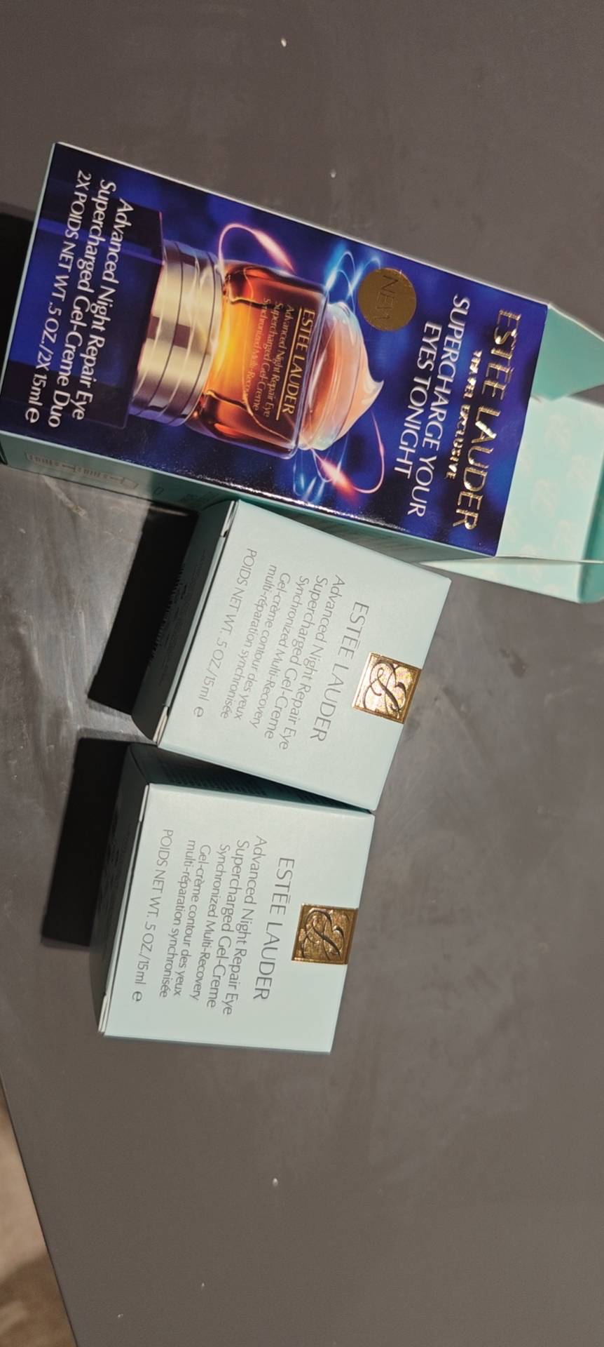 雅诗兰黛(Estee Lauder)小棕瓶眼霜 改善眼袋改善黑眼圈紧肤淡皱 小棕瓶抗蓝光新款眼霜15ml两瓶装晒单图