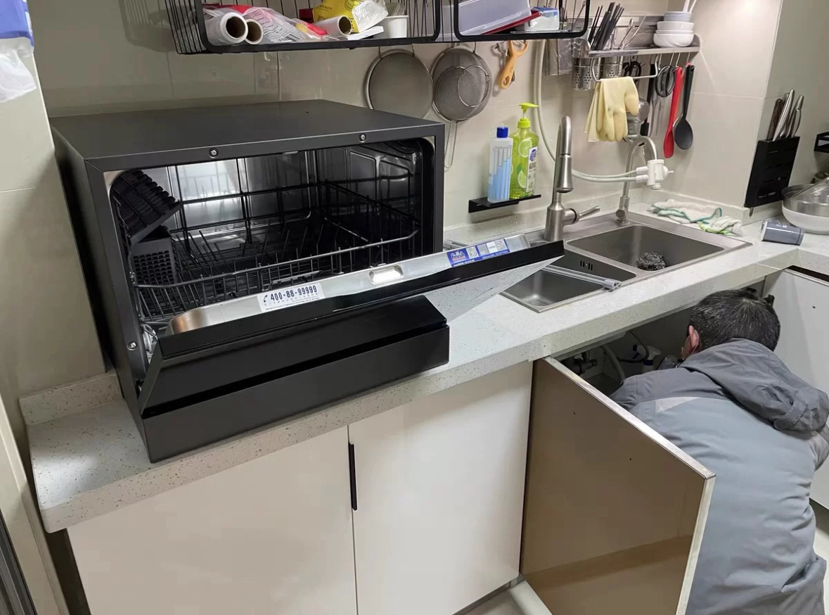 西门子 5套 台式洗碗机 欧洲原装进口 高温除菌 自动投放 加强烘干 SK256B88BC晒单图