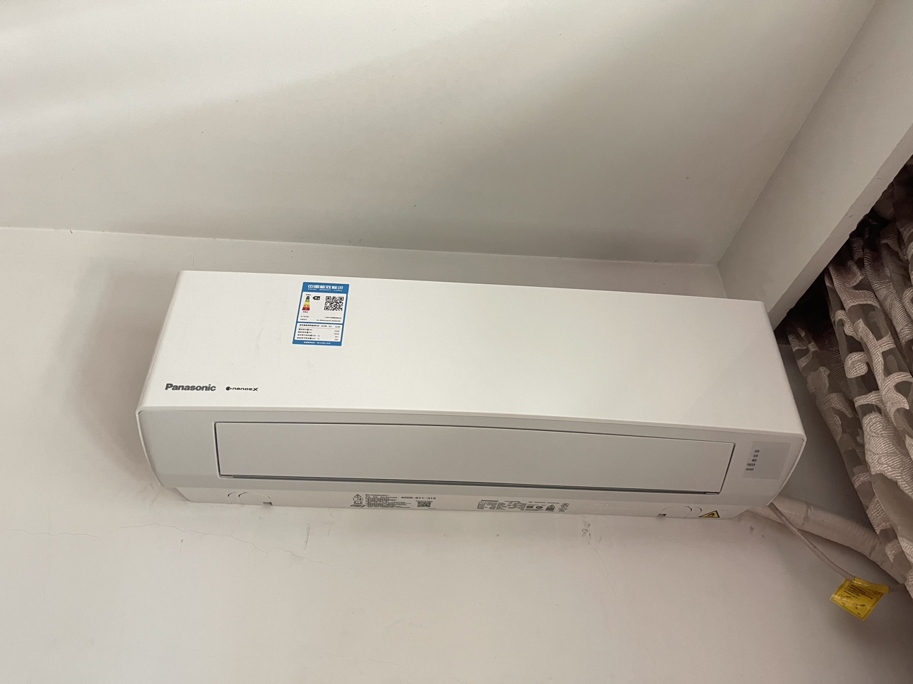 松下(Panasonic)25年款1.5匹20倍纳诺怡一级变频冷暖壁挂式空调挂机WIFI智控滢风三代JM35K410Q晒单图