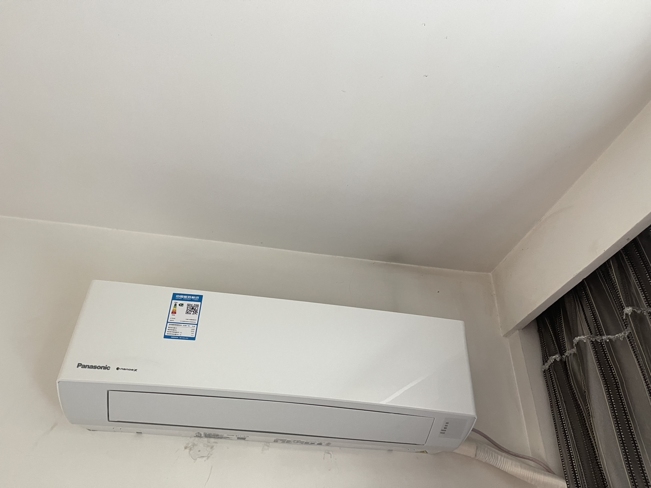 松下(Panasonic)25年款大1匹20倍纳诺怡一级能效变频冷暖壁挂式空调挂机WIFI智能滢风三代JM26K410Q晒单图