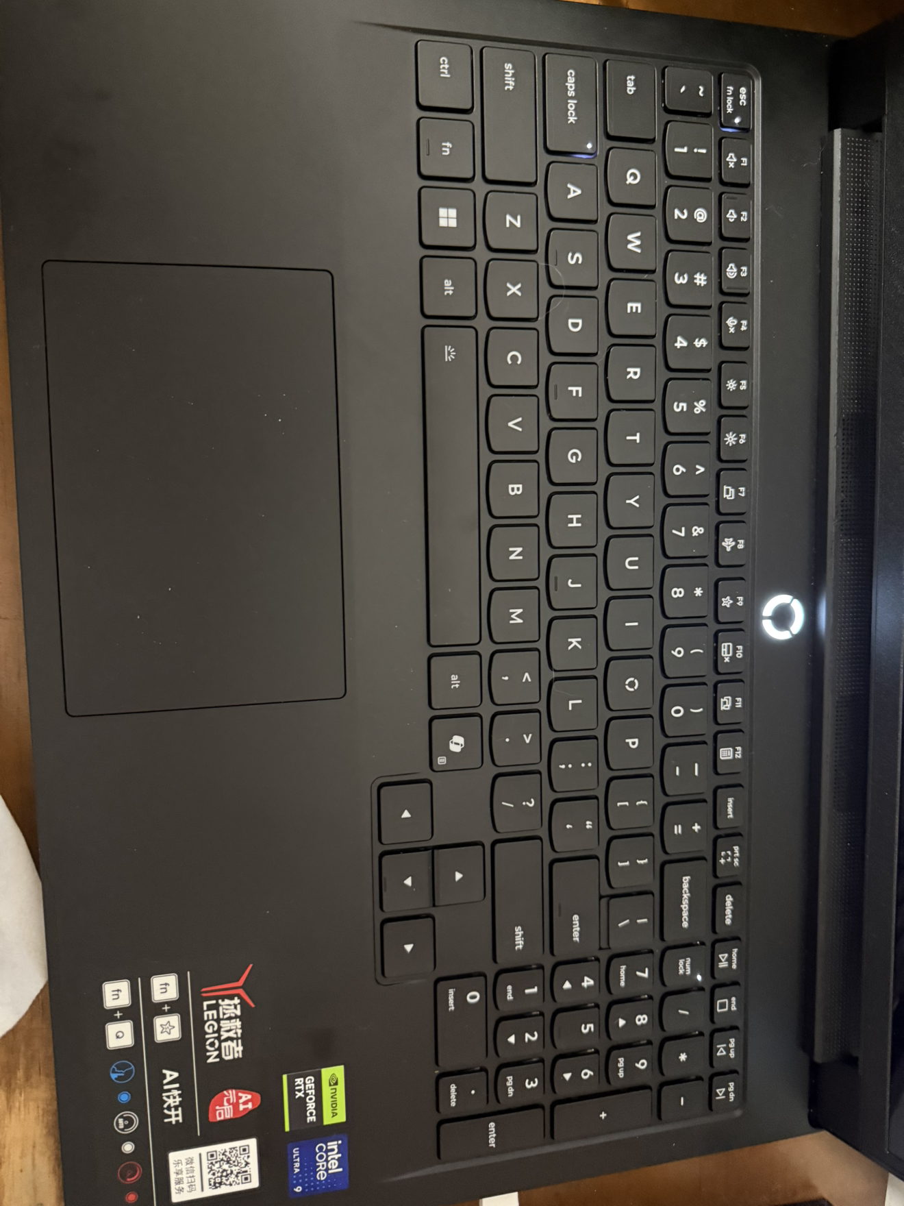 联想(Lenovo)拯救者Y9000P 2025 AI元启 16英寸电竞游戏本笔记本电脑(Ultra 9 275HX 32G 1T RTX5070 2.5k 240Hz OLED)晒单图