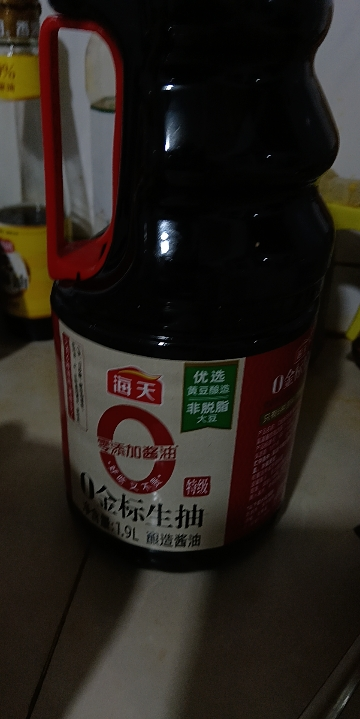 海天 金标系列 生抽酱油[0添加特级酱油]1.9L 非转基因黄豆晒单图