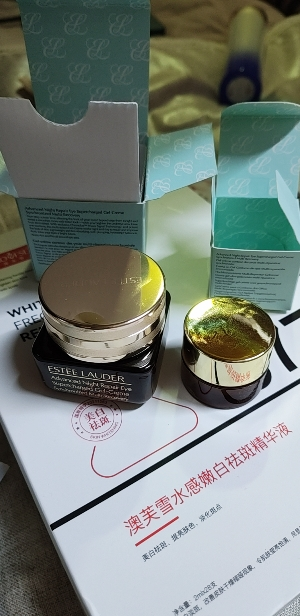 雅诗兰黛第五代小棕瓶眼霜修护淡化细纹黑眼圈眼袋紧致抗蓝光15ml送同款试用装小样5ML晒单图