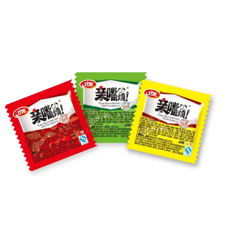 卫龙亲嘴烧系列 20片 多口味混合发货红烧牛肉味川香风味麦辣鸡汁味香辣好吃晒单图