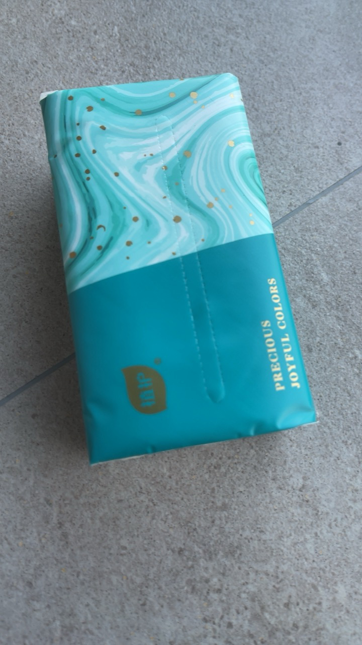 植护青黛压花抽纸巾4层厚280张/包*27包面巾纸整箱大号餐巾晒单图