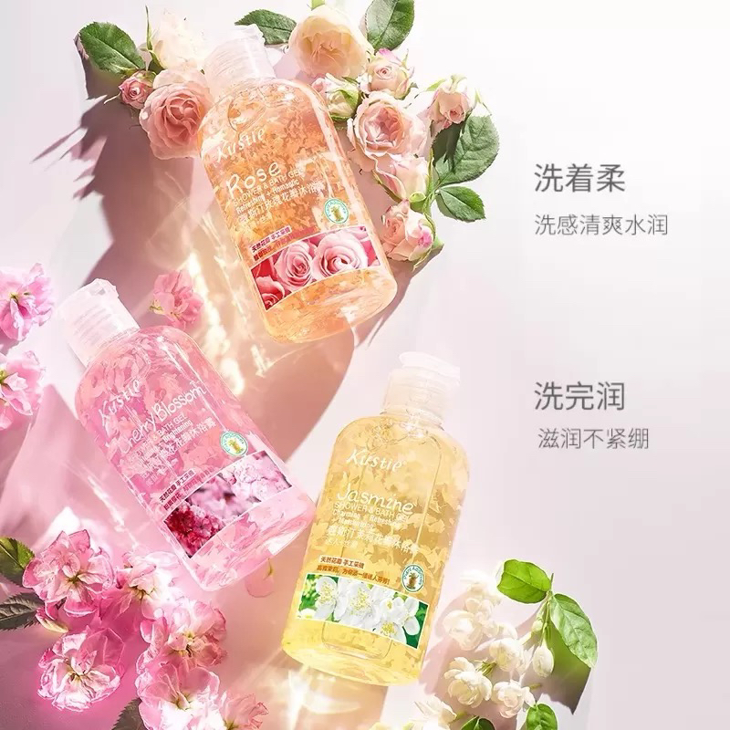 蔻斯汀Kustie 新升级真樱花花瓣沐浴露720g 香氛洗浴温和清洁晒单图