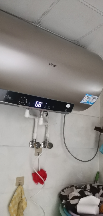 海尔(Haier)电热水器80升3000W速热健康抑菌洗一级能效WIFI智控40℃节能温水安全防电墙安全节能一级能效D3晒单图
