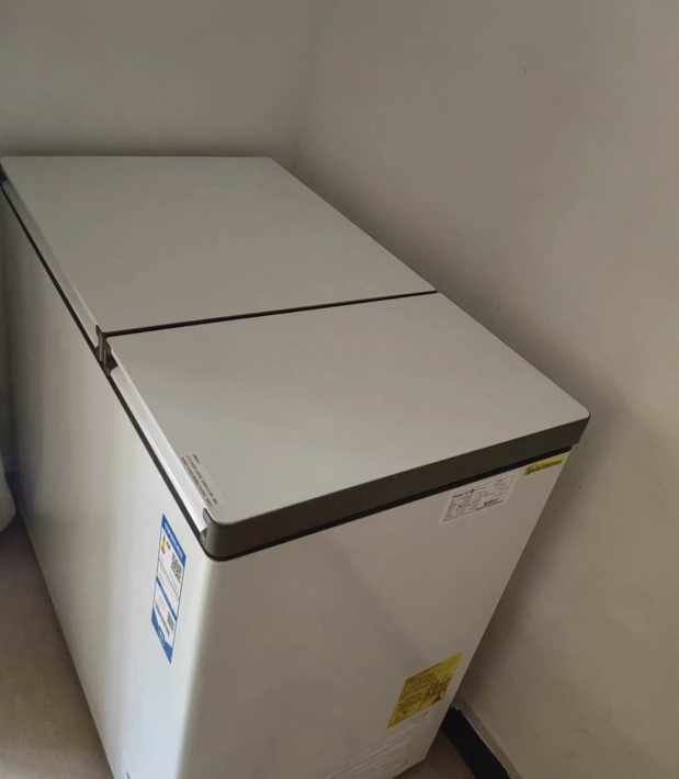 海尔(Haier)210升 家用卧式冰柜 冷柜 小冰箱 冷藏 冷冻 一级能效 FCD-210GHXD晒单图