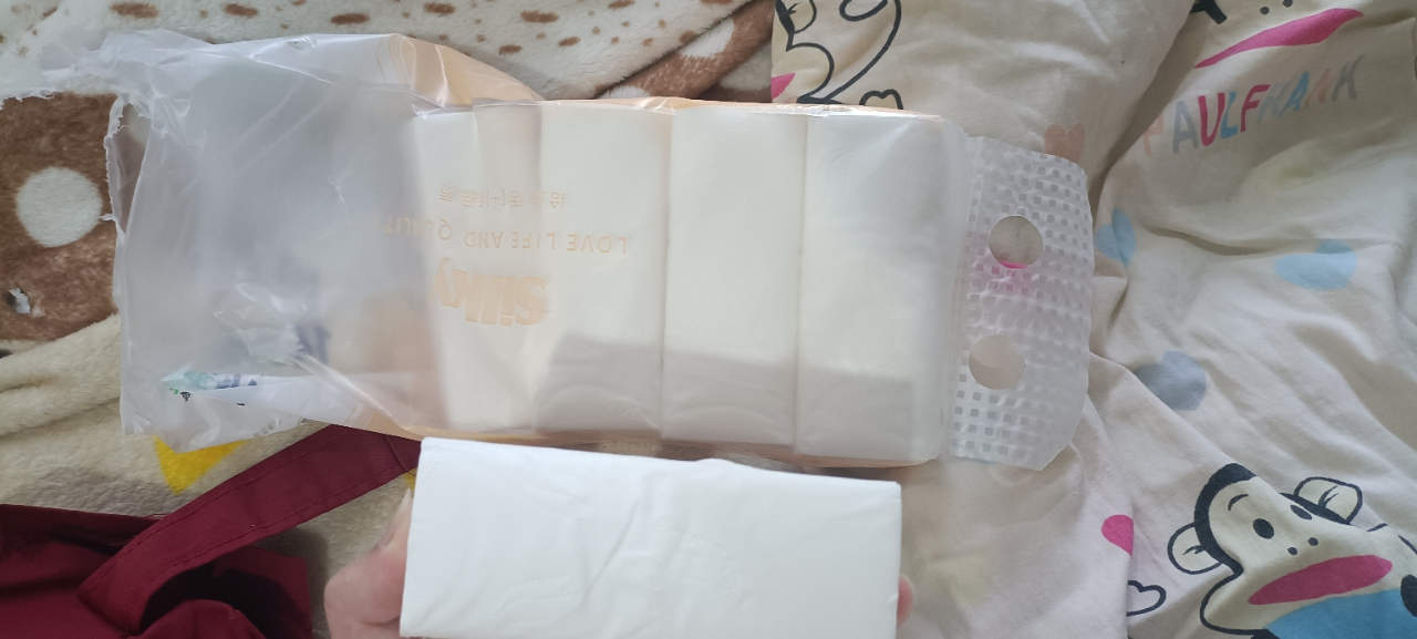 舒可乐 卫生纸家用原生木浆无芯卷纸 五层加厚14卷*1提(共14卷) 整提便携小卷实惠装擦手纸厕纸巾 母婴可用晒单图