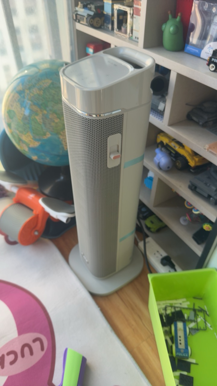 美的暖风机HFS20BD立式取暖器家用电暖器定时客厅卧室电暖气片烤火炉大面积全屋升温[3D曲面 向下取暖 ]石墨烯速热晒单图