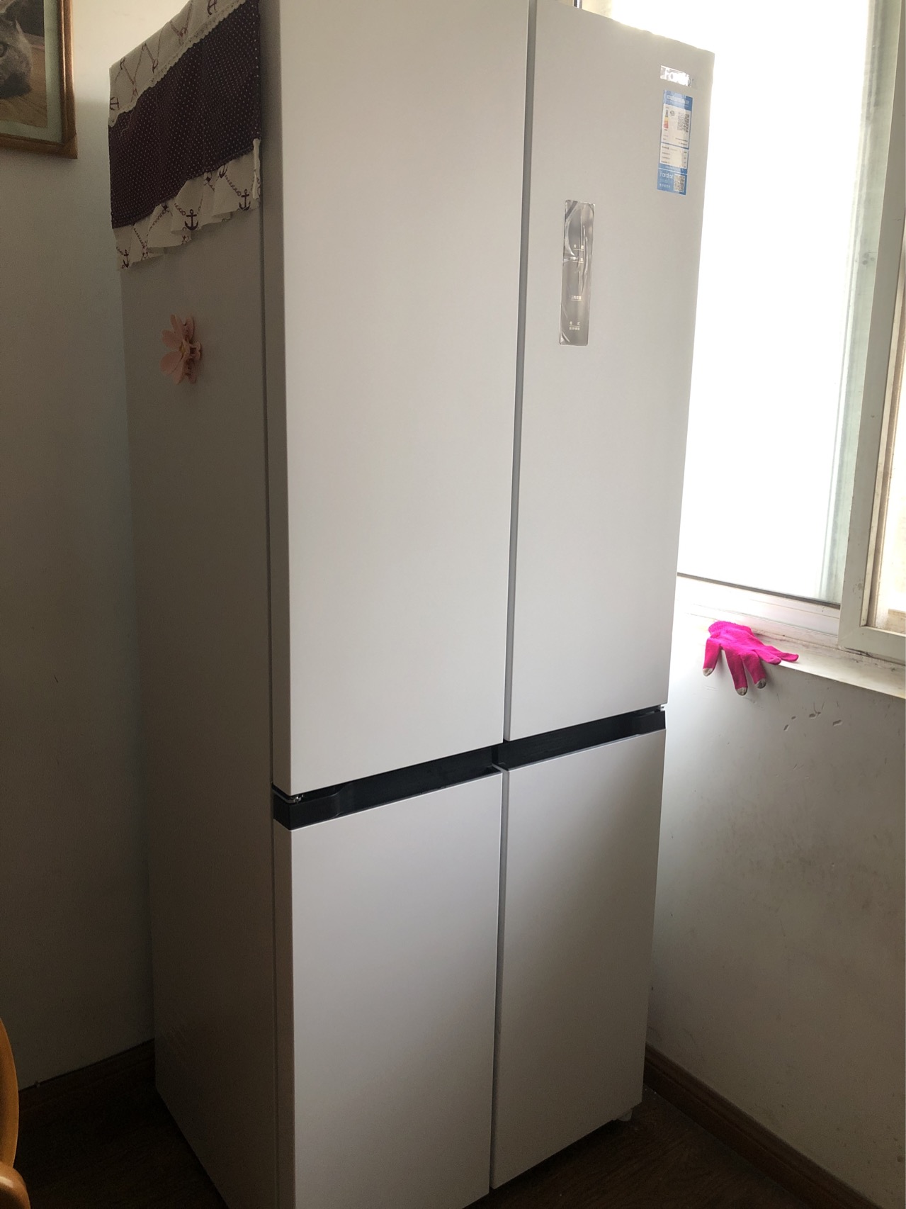 法迪欧十字冰箱BCD-436WQBPL/NC初春瑾晒单图