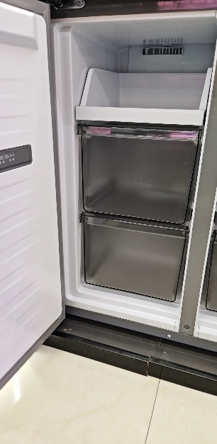 容声(Ronshen)465升十字对开门大容量一级能效变频风冷无霜除菌净味家用电冰箱BCD-465Z30CNGAK月岩瑜晒单图