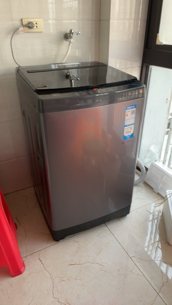 海尔(Haier)12公斤直驱变频大神童1级能效家用全自动波轮洗衣机大容量超净洗纳米微泡净XQB120-BZ20E0晒单图