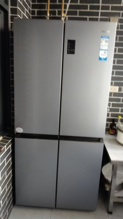 海尔(Haier)476L大容量超薄箱体 一级能效三档变温(零度、冰镇、母婴) 海尔冰箱BCD-476WGHTDEDXM晒单图