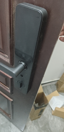 小米(MI)智能门锁E30 米家指纹锁电子锁全自动门锁C级锁芯办公家用密码锁防盗门锁集成智能门铃晒单图