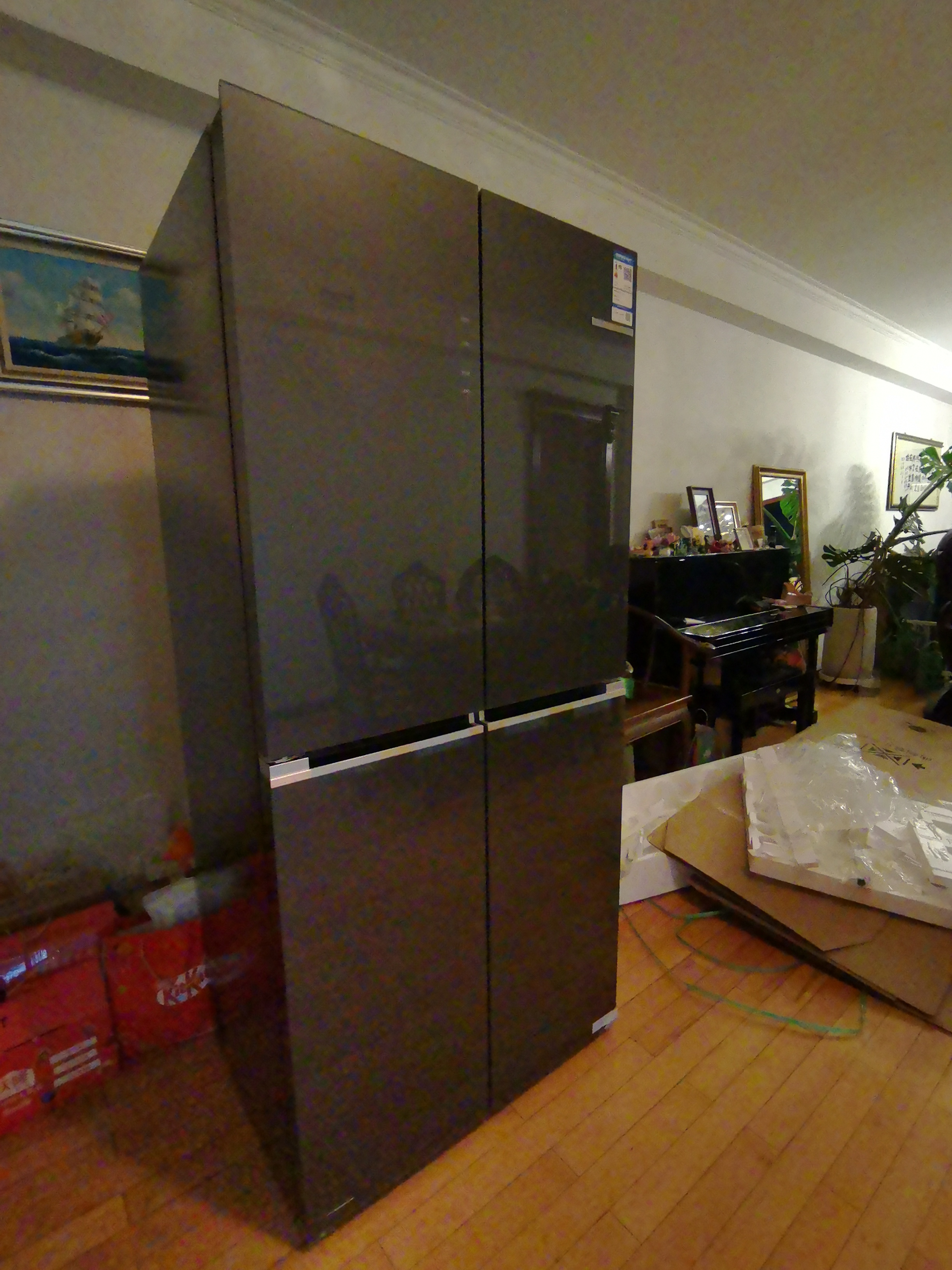 博世全域智净M8s 零嵌净风版十字门冰箱KCB88EA97C晒单图