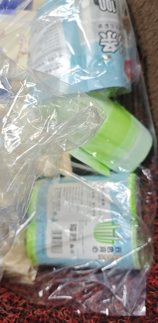 美丽雅 家用厨房卫生间双层加厚耐用彩条背心垃圾袋45*55cm*100入晒单图