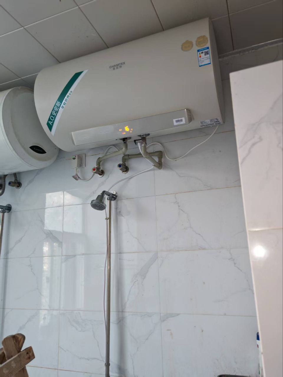 AO史密斯佳尼特80升电热水器 金圭内胆双棒分离速热 免换镁棒 免清洗 CTE-80JC3晒单图