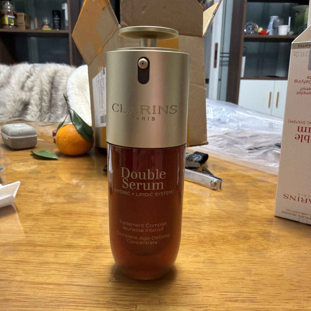 娇韵诗(CLARINS) 双萃焕活修护精华露 保湿补水易吸收不油腻 抗初老抗皱熬夜精华/露50ML晒单图