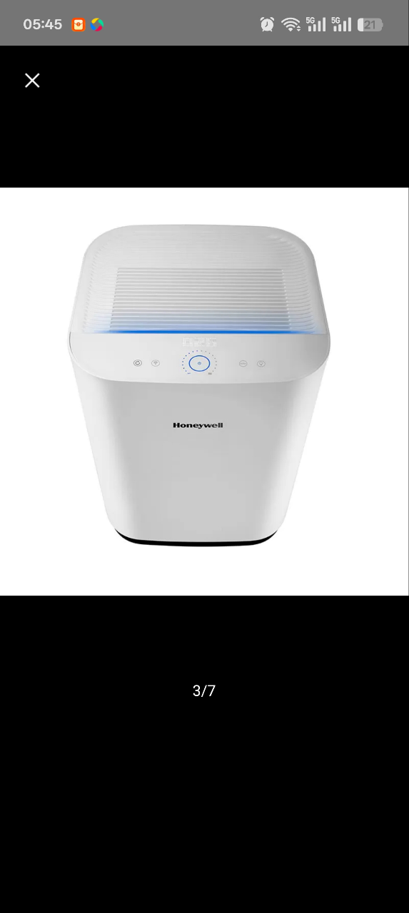 霍尼韦尔空气净化器HW-H08B 除甲醛 过敏原 PM2.5 二手烟 适用面积98㎡晒单图