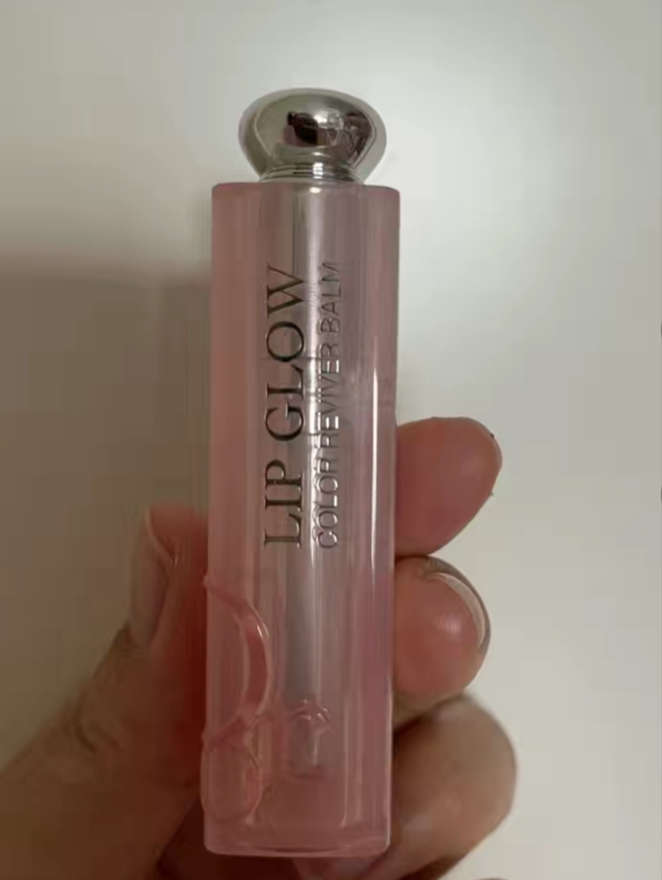 迪奥(Dior)口红粉漾魅惑润唇膏 提升气色闪亮女士 变色唇膏3.2g 魅惑#001浅粉色-人气/色晒单图