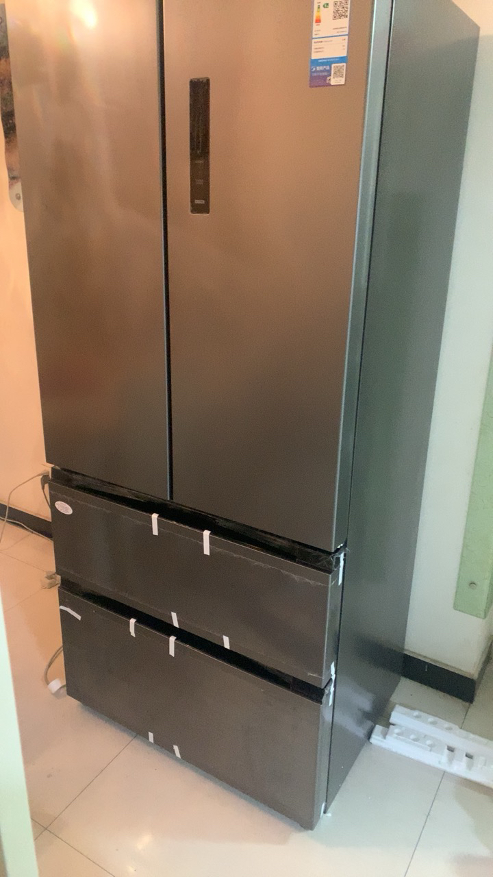 [自营]美的冰箱(Midea) 532法式多门四开门冰箱变频一级能效家用无霜双系统双循环大容量智能MR-532WFPZE晒单图