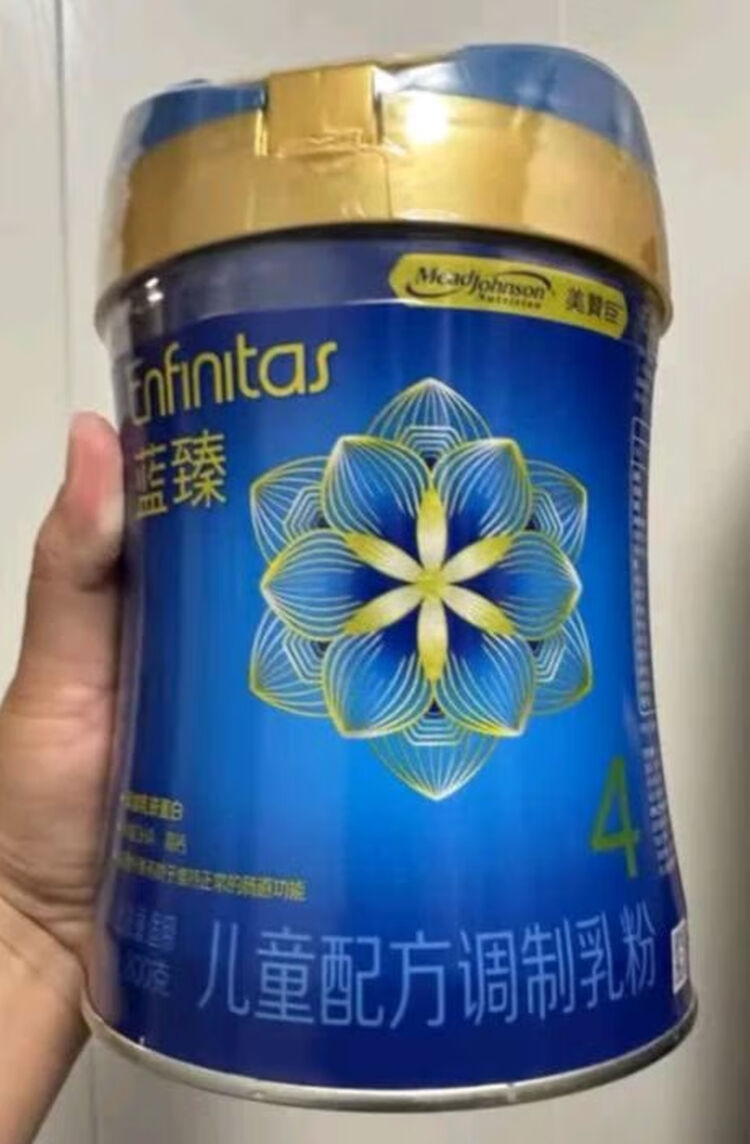 美赞臣蓝臻配方奶粉4段(3岁或以上)800gx1罐含乳铁蛋白儿童奶粉晒单图
