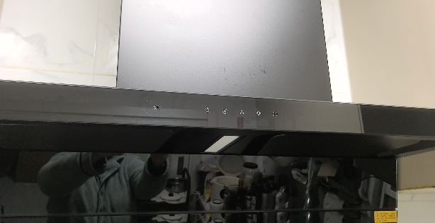 老板(Robam)[小黑翼D1U]油烟机超薄顶侧双吸 抽油烟机27.5风量大吸力吸油烟机可烟灶联动27A17-D1U晒单图