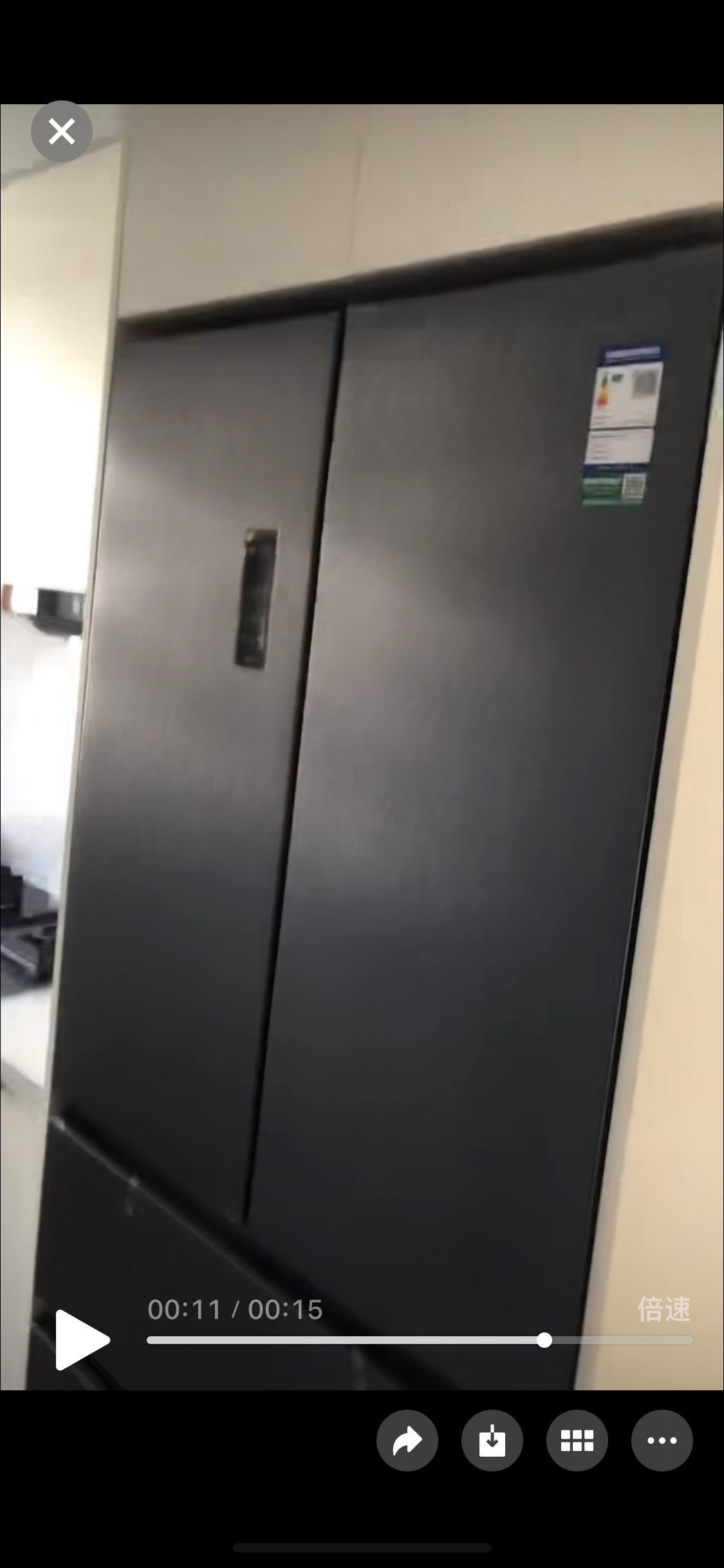 容声方糖515机皇法式多门冰箱双系统双循环主动除菌净味无霜超薄零嵌入式自动制冰一级能效灰 BCD-515P60FZNAD晒单图